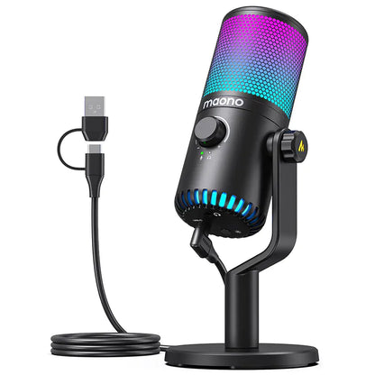 DM30 Gaming Microphone with Noise Reduction for Streaming