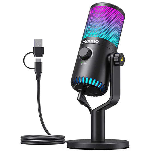 DM30 Gaming Microphone with Noise Reduction for Streaming