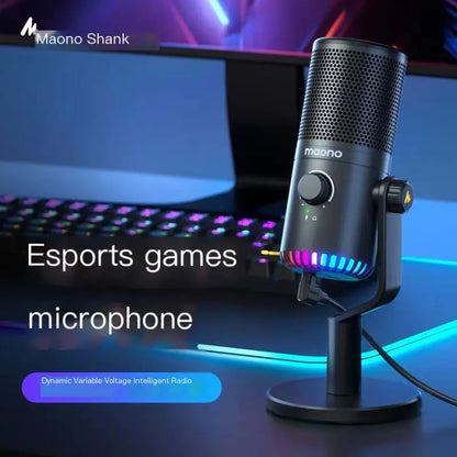 DM30 Gaming Microphone with Noise Reduction for Streaming
