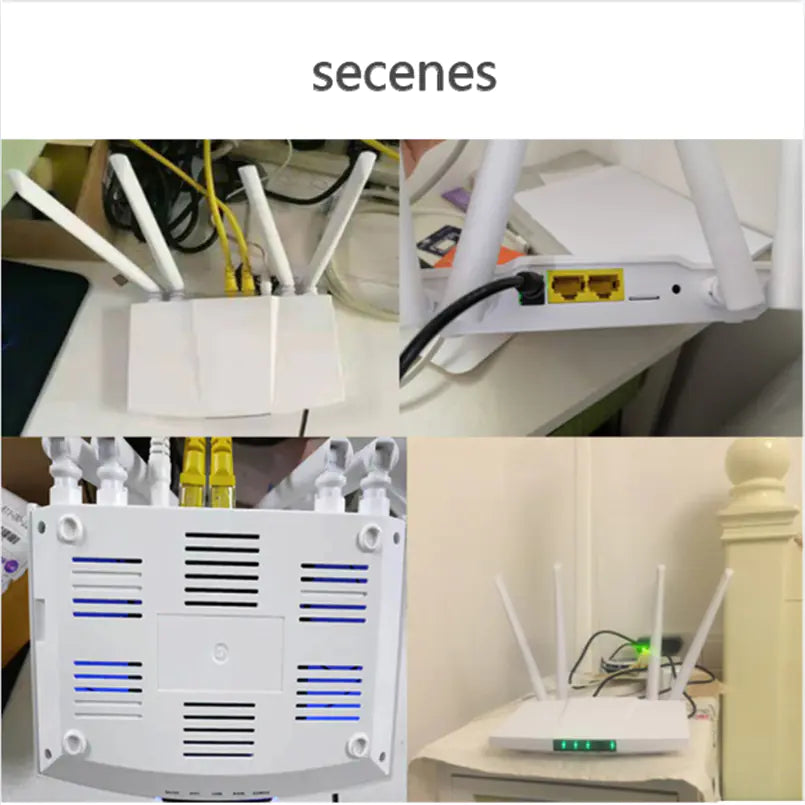 300Mbps 4G LTE SIM Card Router with Antennas and RJ45