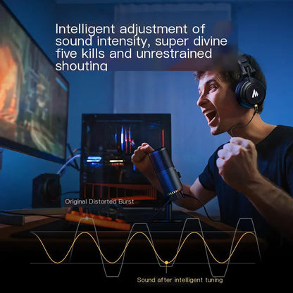 DM30 Gaming Microphone with Noise Reduction for Streaming