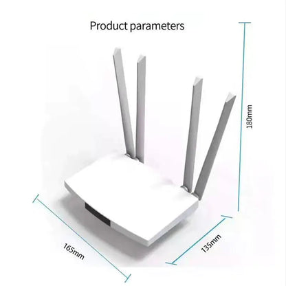 300Mbps 4G LTE SIM Card Router with Antennas and RJ45