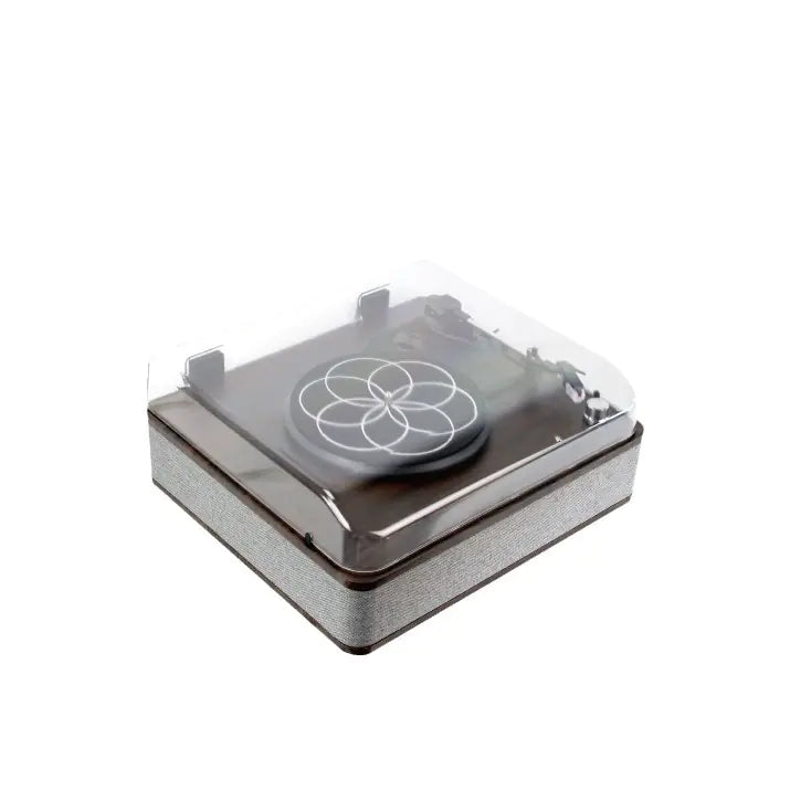 Retro Vinyl Record Player with Bluetooth Speaker Decor